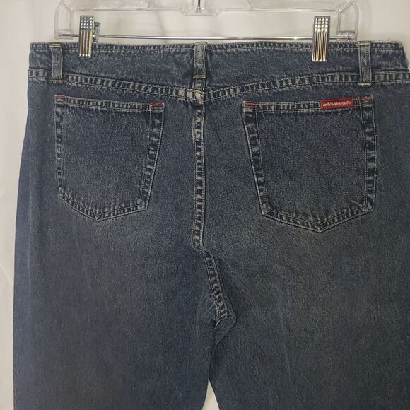 Vintage 90's Y2K AEROPOSTALE Wide Leg Flare Denim Jeans Juniors Size 13/14 L - Picture 4 of 9